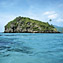 <strong>Crab Cay, islote rocoso situado frente a la costa oriental de Providencia.</strong>Fotografía: Camilo Gómez Durán