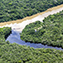 <strong>Los ríos de aguas blancas, negras y claras de la región del Escudo Guayanés albergan en conjunto una de las mayores riquezas de especies de peces, reptiles y plantas dulceacuícolas del mundo.</strong>Fotografía: Angélica Montes Arango